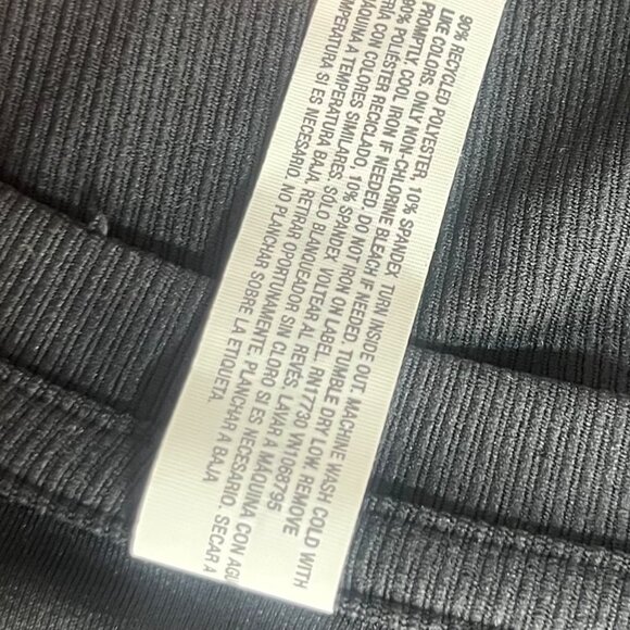 All In Motion Ribbed Long Sleeve Top Womens XXL Black New Quick Dry - Picture 6 of 10